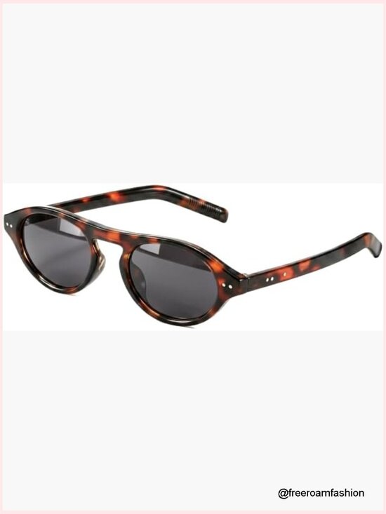 Retro Oval Sunglasses - UV400 Protection for Women Cat Eye Shades main image 6